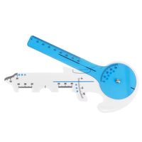 Ruler for measuring pantoscopic angle