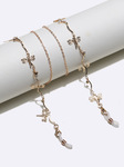 Stylish fashion glasses chain with dragonflies GL1349