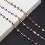 Metal non-slip gold chain with simple eyes for glasses and masks GL661