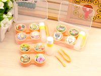 Мининабор с контейнерами для хранения контактных линз ZZ001Owl, 2шт