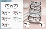 Plastic acetate frame for women, with spring hinges Big City MS8401
