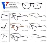 Plastic acetate + TR90 frame with spring hinges D1504-DA