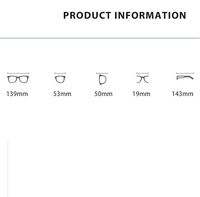 Metal Blue Block glasses with blue light protection FENQI F31116