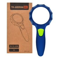 Magnifier with universal backlight, magnifying glass with handle 600556ML-XX-1, diameter: 50 mm, magnification: 7X