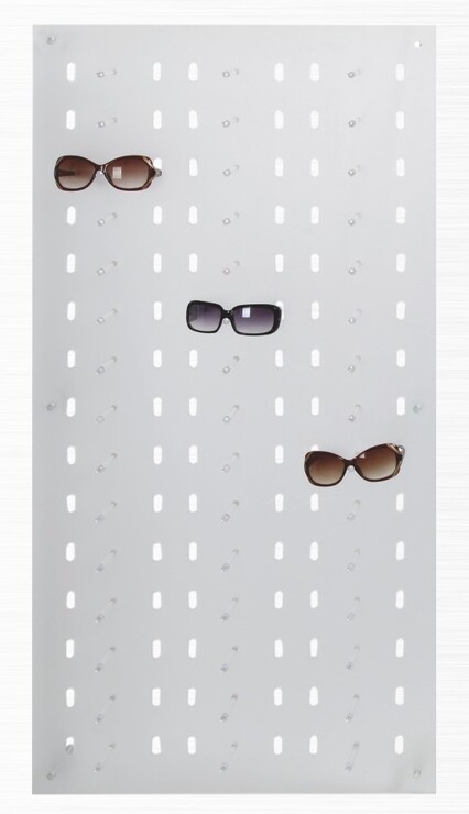 Wall-mount glasses rack with 45 slots HD608