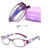 Photochromic portable glasses with case, protection Blue Cut KY018-2