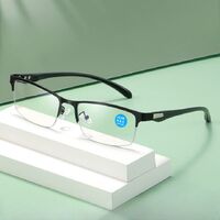 Metal reading glasses with Blue Ray Cut protection for men KY8050, diopters: from 0.00 to +4.00