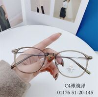 Hybrid frame, metal + TR90, with Blue Block coating SANTA 01176