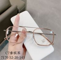 Hybrid frame, metal + TR90, with Blue Block coating SANTA 7170