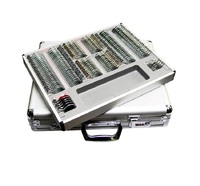 Меднабор из 158 пробных линз в металлических оправах