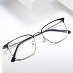 Metal glasses with blue light and UV protection 9668-2-GT