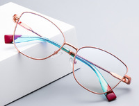 Metal blue blocker frames for glasses 3042