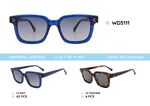 Plastic acetate frames polarized sunglasses WD5111