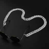 Acrylic non-slip chain, concave shape, for glasses and masks GB012-1