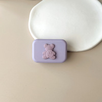 Мини-набор для мягких контактных линз  A118-19蓝色DIY兔熊