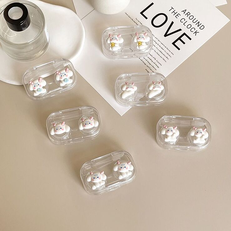 Mini soft contact lens XF213可爱小白狗