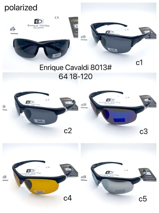 Солнцезащитные поляризационные спортивные очки Enrique Cavaldi EC8013