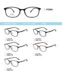 Plastic Ultem eyeglasses frame P2004