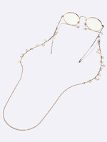Silver acrylic glasses chain GB118