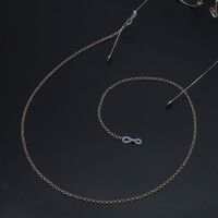 Металлическая нескользящая цепочка, для очков и масок GL681