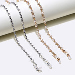 Set of two glasses chain with pearls and rhinestones GM057