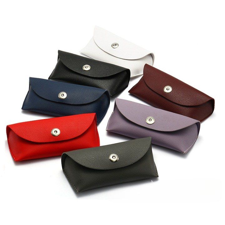 Sunglasses and eyeglasses hard shell case 钉扣