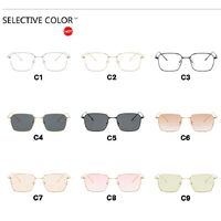 Metal glasses with blue light protection for women 9526-PN