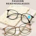 Очки пластиковые TR90 для чтения, с защитой Blue ray cut, диоптрии от +0.00 до +4.00, РМЦ=62-64, KY8531-2