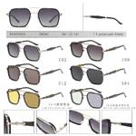Polarized TR90 plastic + metal sunglasses for men Romonis 98042-R