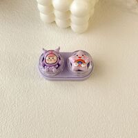Mini soft contact lens kit retractable W-CT15彩虹月亮女孩