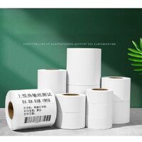 Self-adhesive thermal paper - stickers for optometric thermal printing, width 100 mm