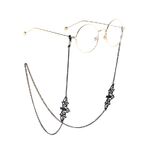Metal non-slip chain, with a bat, for glasses and masks GL842-1