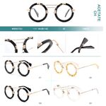 Оправа пластиковая из ламинированного многослойного ацетата Big City WX057723