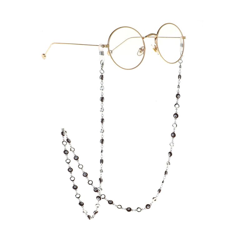Metal non-slip chain with simple round eyes for glasses and masks GL923
