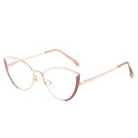 Metal glasses with blue light and UV protection 9715-GT