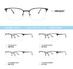 Оправа для очков металлическая полуободковая мужская MM4047