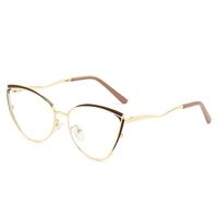 Metal glasses with blue light and UV protection 9719-GT