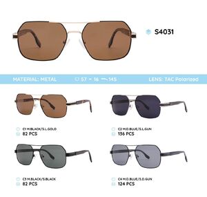 Metal frame polarized sunglasses S4031