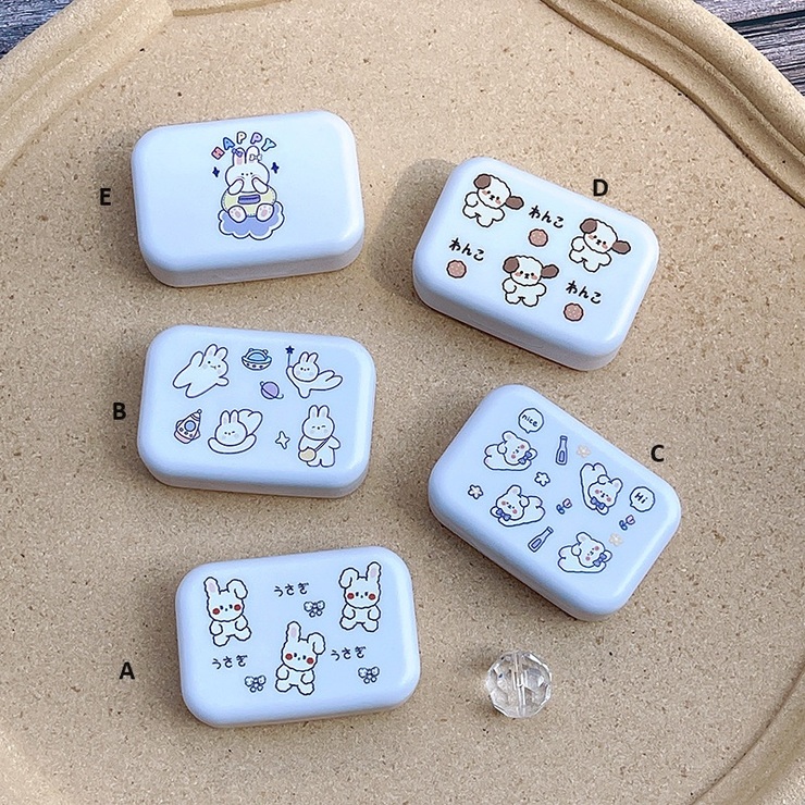 Mini soft contact lens 117-2多图兔子