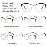Protective anti-reflective coating glasses Landi LD3012