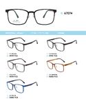 Plastic Ultem eyeglasses frame 67074