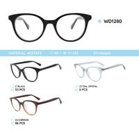 Plastic frames for glasses acetate material WD1280