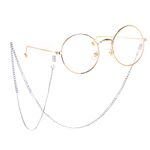 Silver-colored metal non-slip chain, for glasses and masks GS004