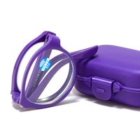 Plastic glasses for reading, portable, multi-focus with case, Blue ray cut protection, diopters from +1.00 to +6.00 KY666变焦老花