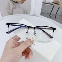 Оправа полуободковая гибридная, металл + TR90, линзы с Blue Block покрытием SANTA 1591