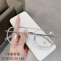 Hybrid frame, metal + TR90, with Blue Block coating SANTA 7170