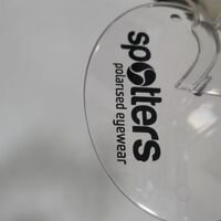 Plastic tabletop glasses stand for 3/4/5 places, custom made with logo, order from 500 pieces