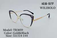 Оправа металл + TR90 ультратонкая женская с флексом Wilibolo TR3059