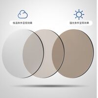 Photochromic glasses with blue light and UV protection 9680-GT