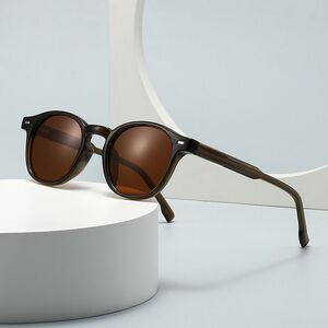 Plastic round polarized sunglasses Elit 10045-EL